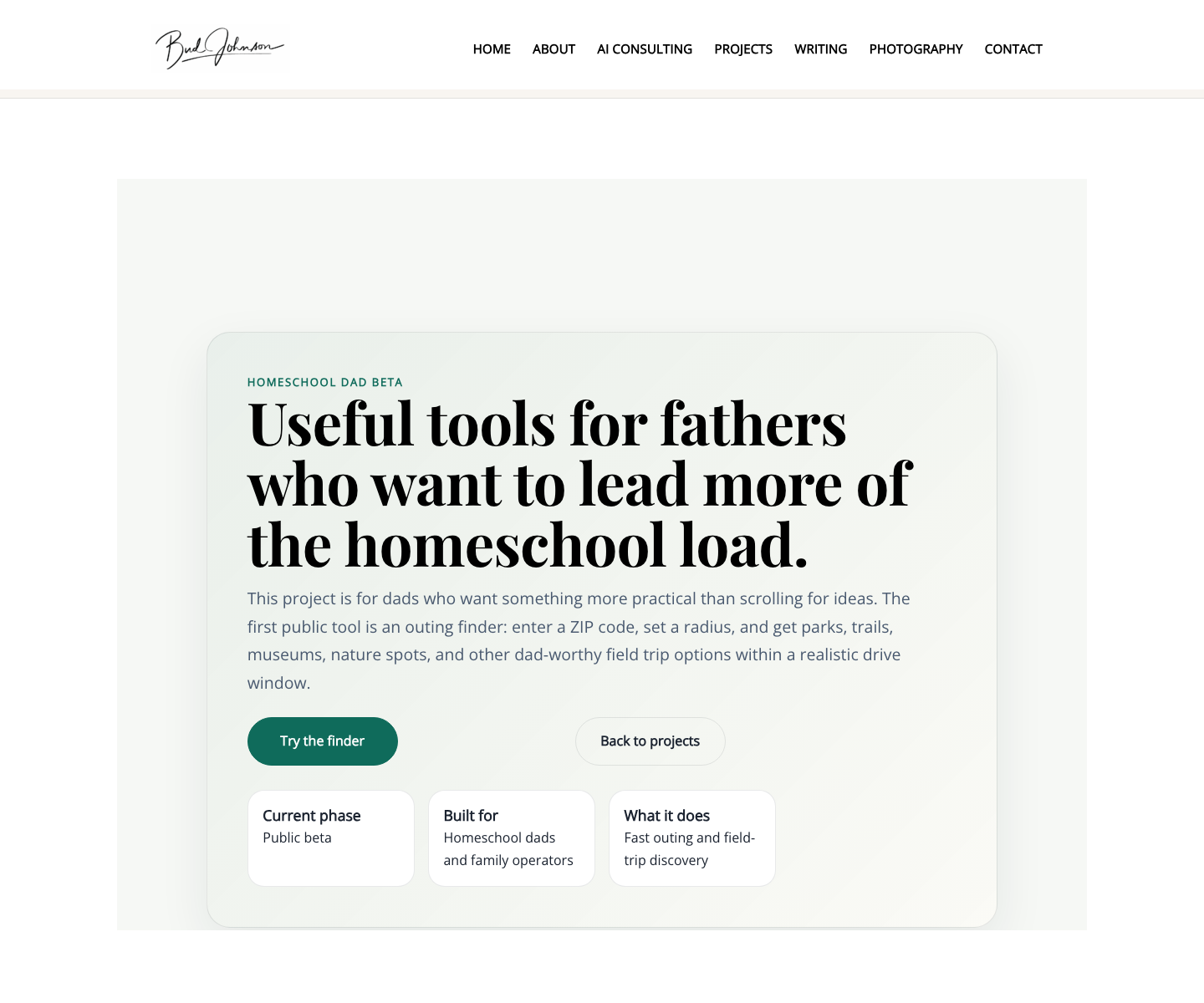 Homeschool Dad screenshot